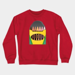 Human Colors Crayon Box Crewneck Sweatshirt